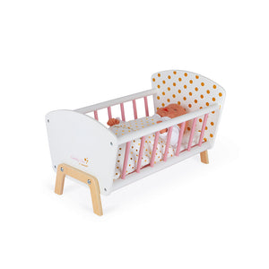 Janod Candy Chic's Doll Bed - All-Star Learning Inc. - Proudly Canadian