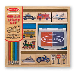 Melissa and Doug Vehicles Stamp Set - All-Star Learning Inc. - Proudly Canadian