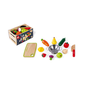 Janod Green Market Fruits & Vegetables Maxi Set - All-Star Learning Inc. - Proudly Canadian