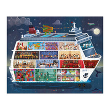 Janod Hat Boxed 2 Puzzles Cruise Ship 100 and 200 Pieces - All-Star Learning Inc. - Proudly Canadian