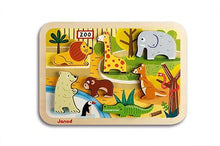 Janod Chunky Puzzle Zoo 7 Pieces (Wood)