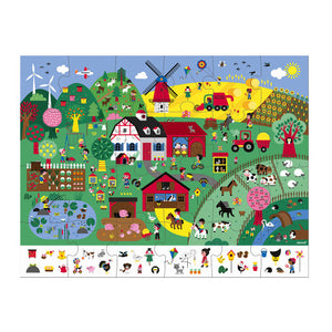 Janod Observation Puzzle The Farm - All-Star Learning Inc. - Proudly Canadian