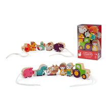 Janod Stringable Farm-Themed Beads (Wood) - All-Star Learning Inc. - Proudly Canadian