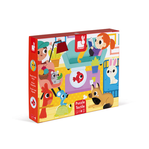 Janod Tactile Puzzle Pets 20 Pieces