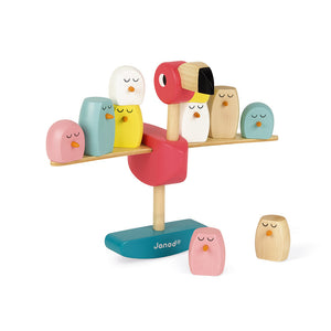 Janod Flamingo Balancing Game (Wood) - All-Star Learning Inc. - Proudly Canadian